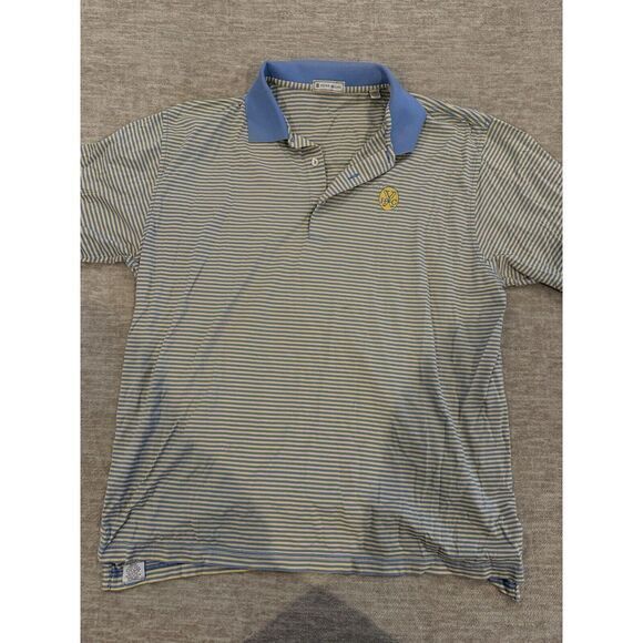 peter miller yellow stripe shirt size‎ XL - Picture 1 of 3